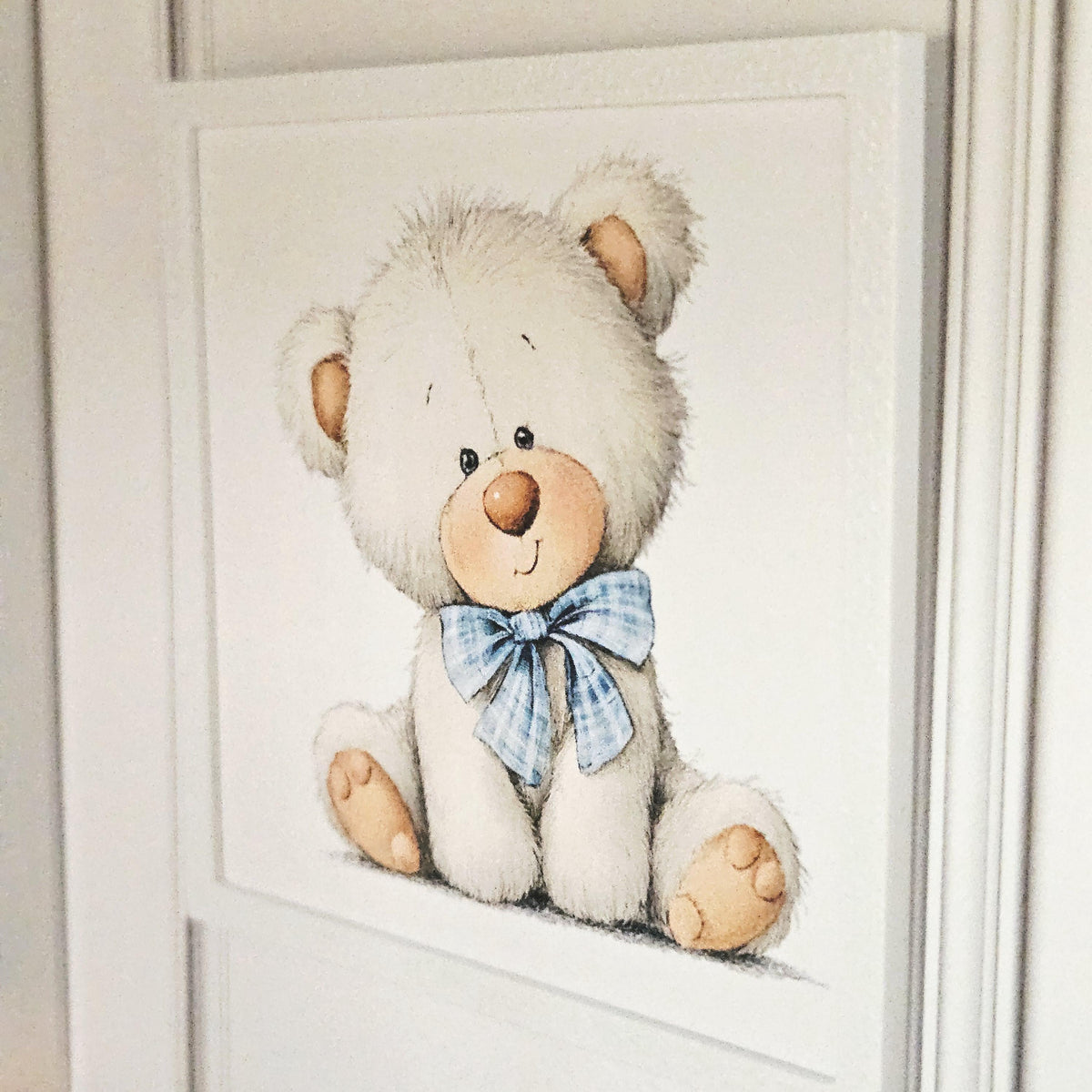 Teddy Bear Print – alternate view 6 | 1:12 scale dolls house miniature