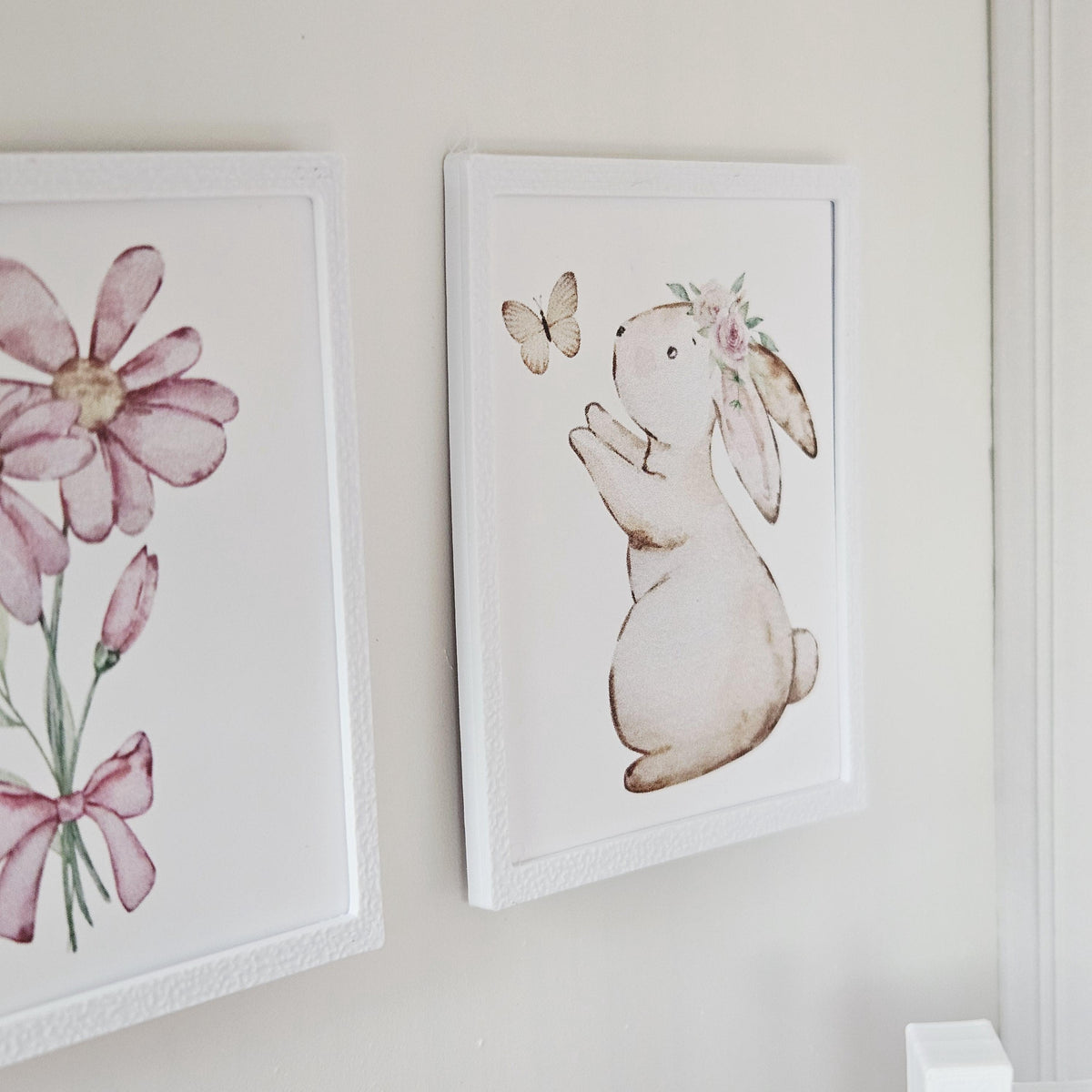 Bunny Floral Prints – Set of 3 – alternate view 7 | 1:12 scale dolls house miniature