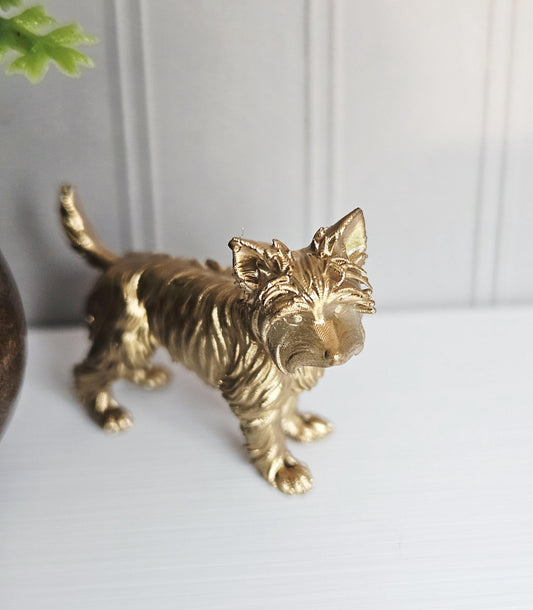 Yorkshire Terrier Dog Ornament – alternate view 2 | 1:12 scale dolls house miniature