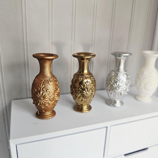 Coloured Vase – alternate view 2 | 1:12 scale dolls house miniature
