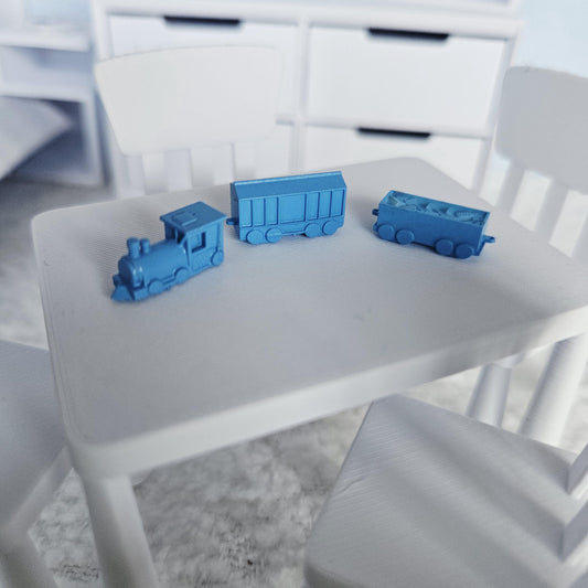 Toy Train Set – alternate view 2 | 1:12 scale dolls house miniature