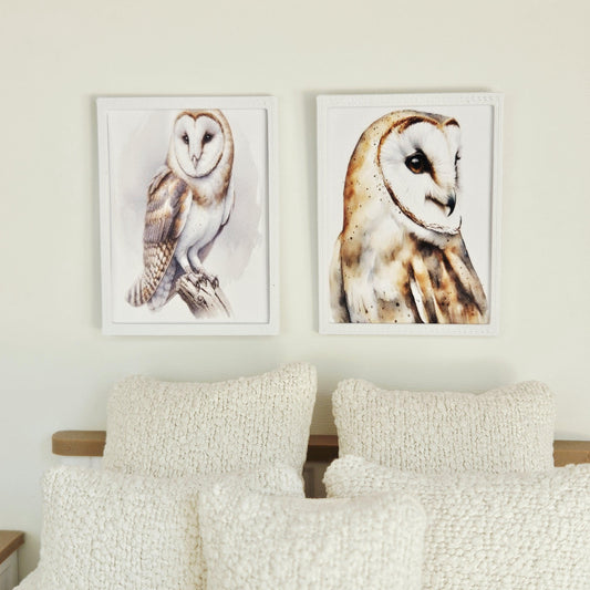Owl Wall Art Set of 2 – alternate view 2 | 1:12 scale dolls house miniature