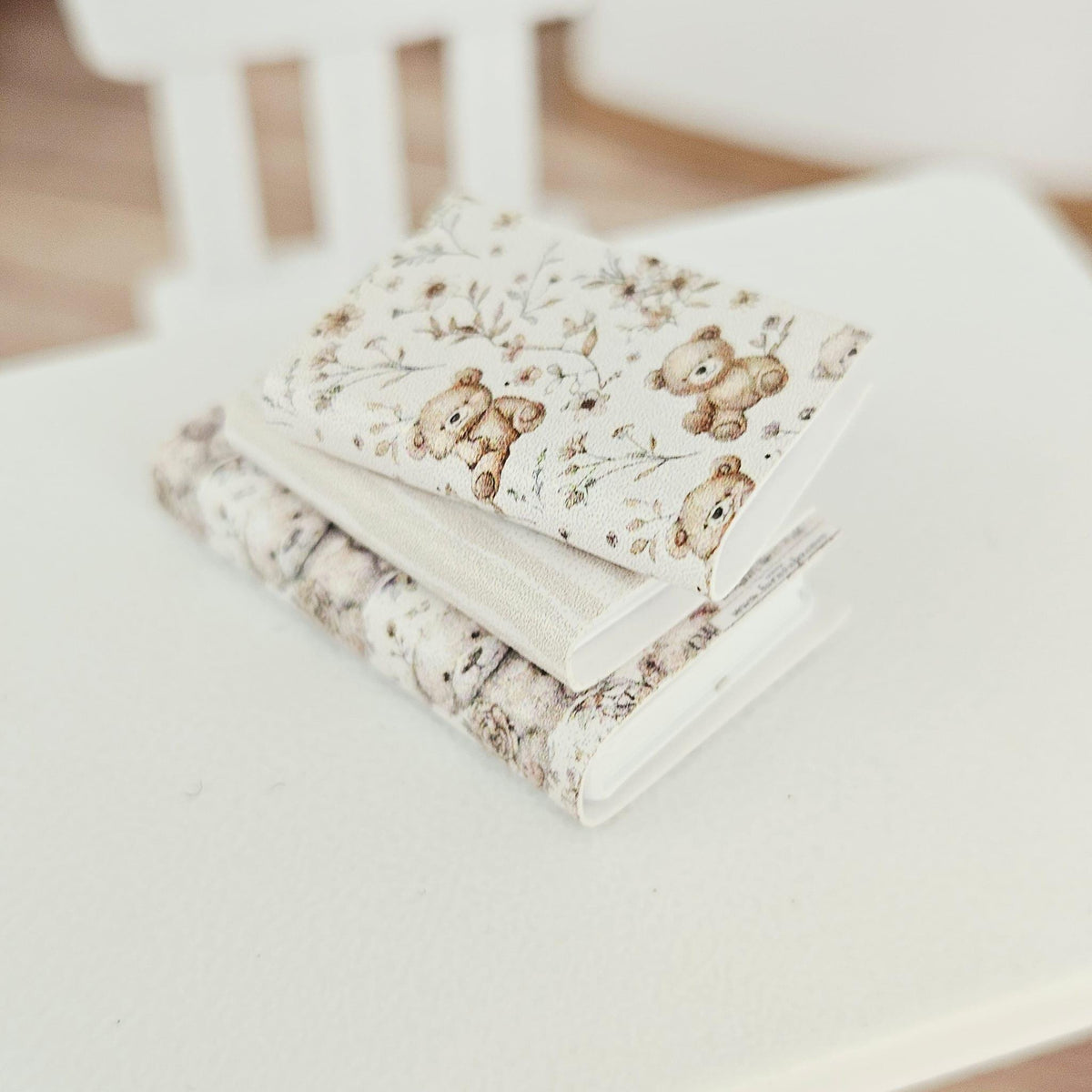 Teddy Bear Closed Books – Set of 3 – alternate view 7 | 1:12 scale dolls house miniature