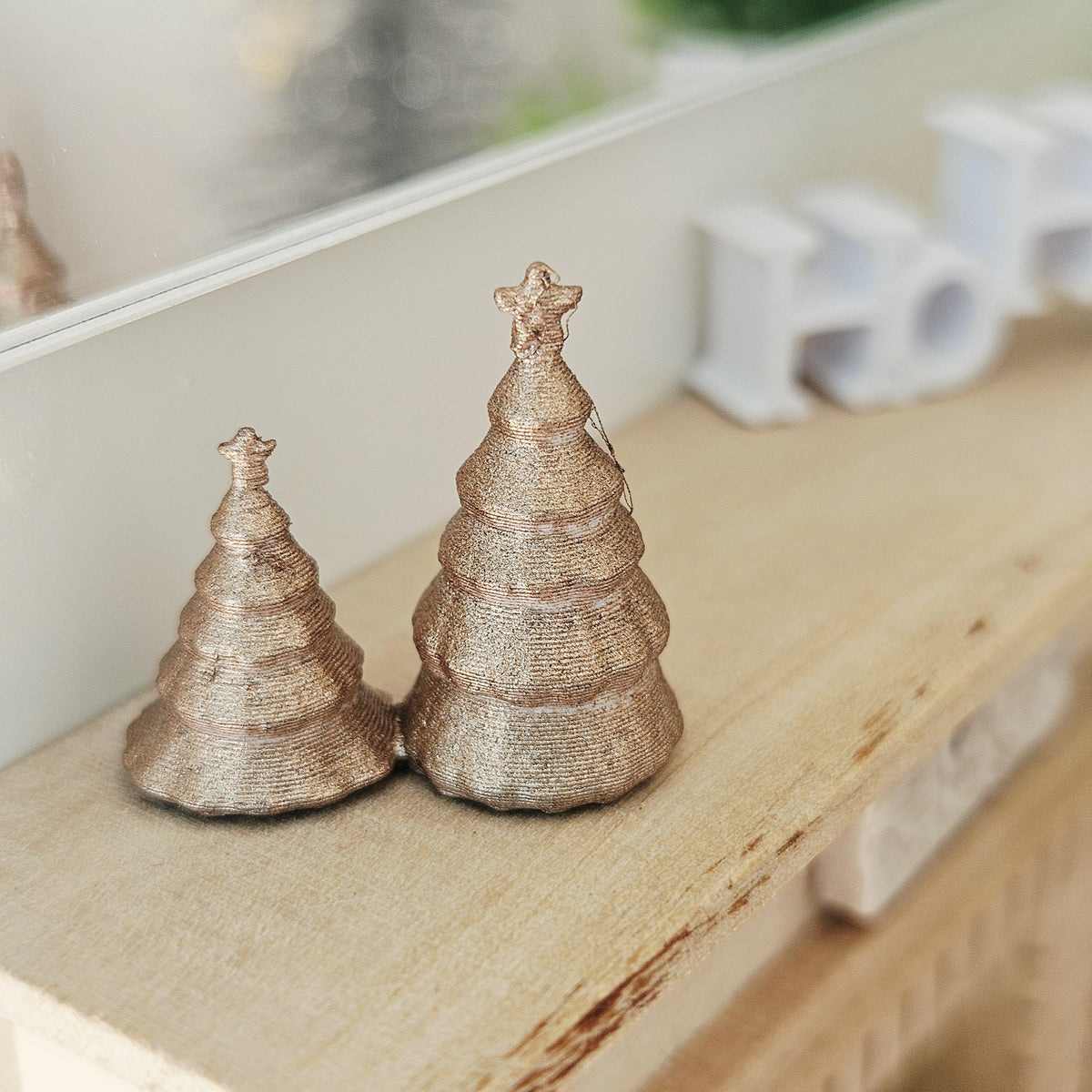 Christmas Trees – Set of 2 – alternate view 9 | 1:12 scale dolls house miniature