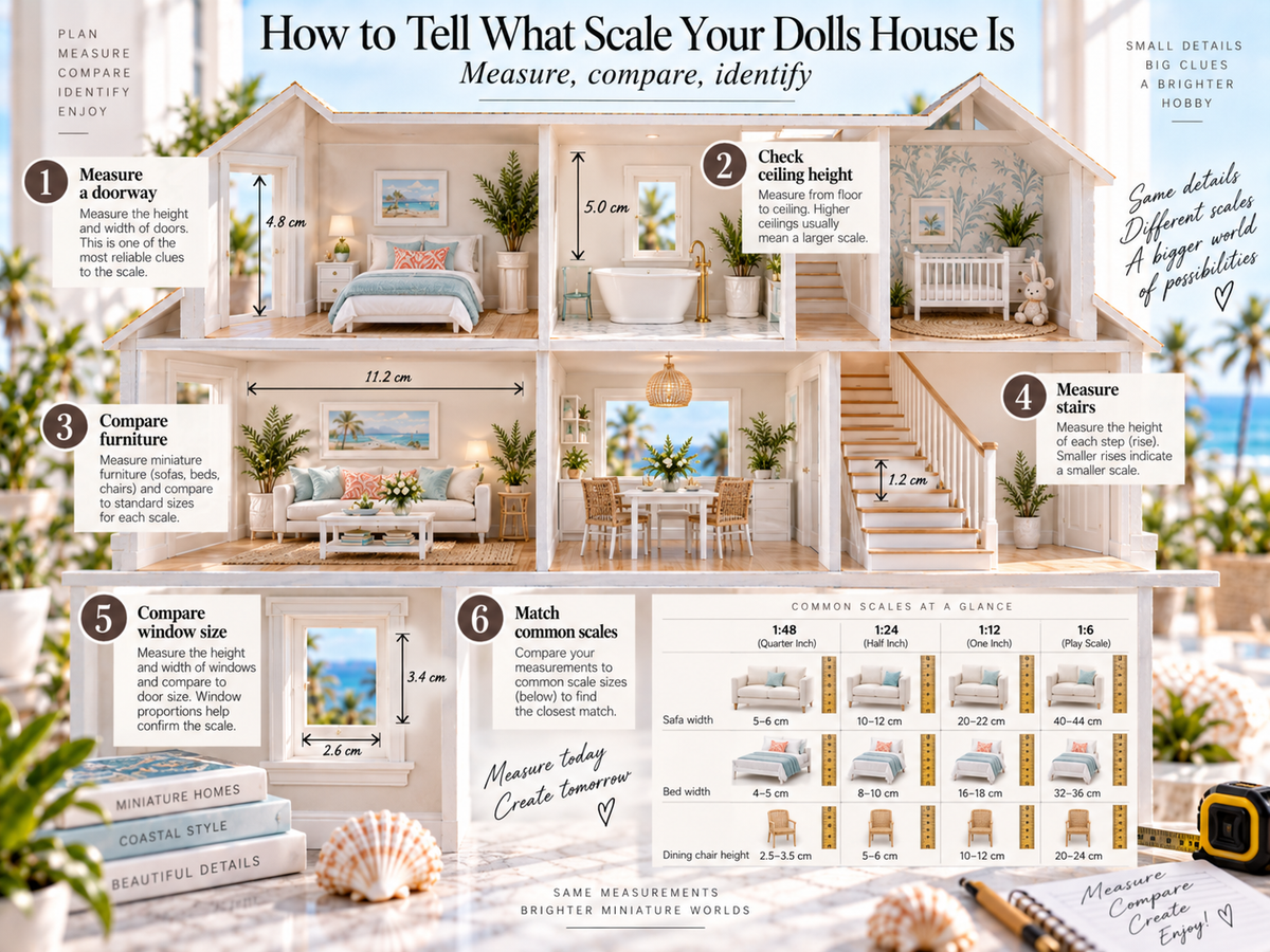 How to tell what scale your dolls house is