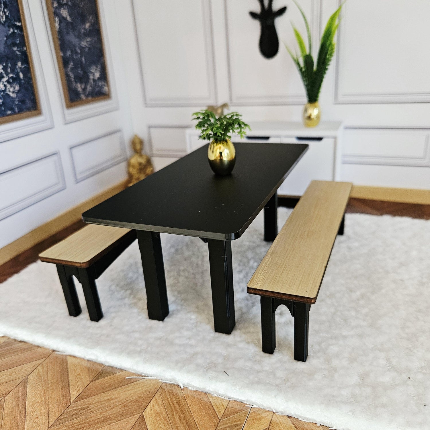 Dolls House Dining Room | 1:12 Scale Furniture & Accessories