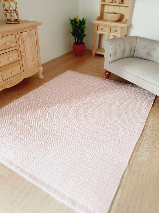 Dolls House Plain Coloured Rug | 1:12th Scale | Miniature Rug