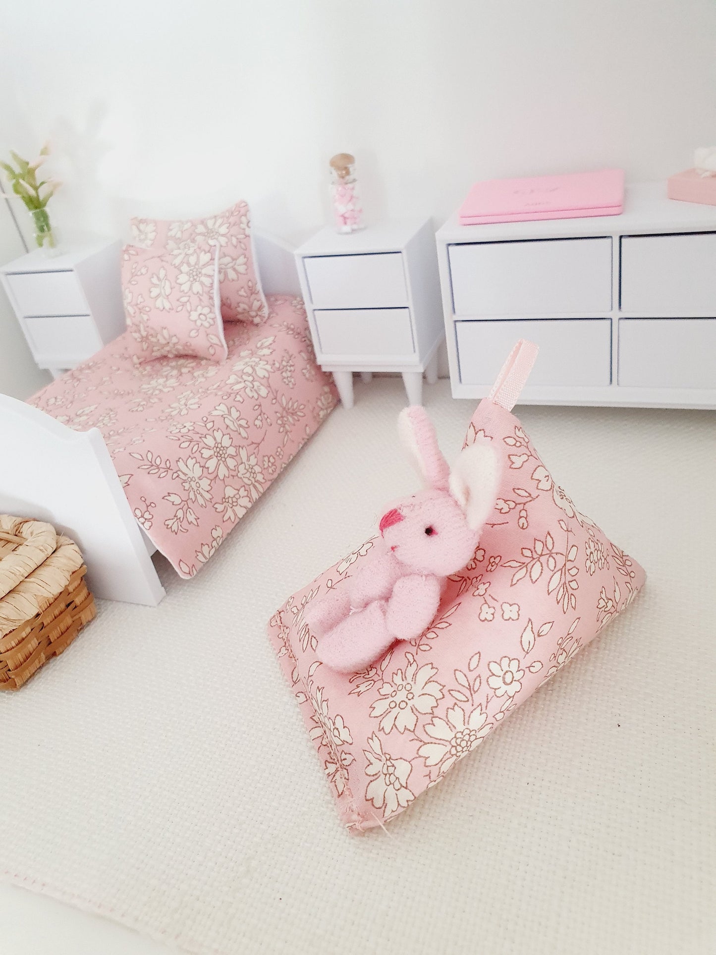Dolls house Liberty Capel Bean Bag Chair | 1:12 Scale, Miniature bean bag