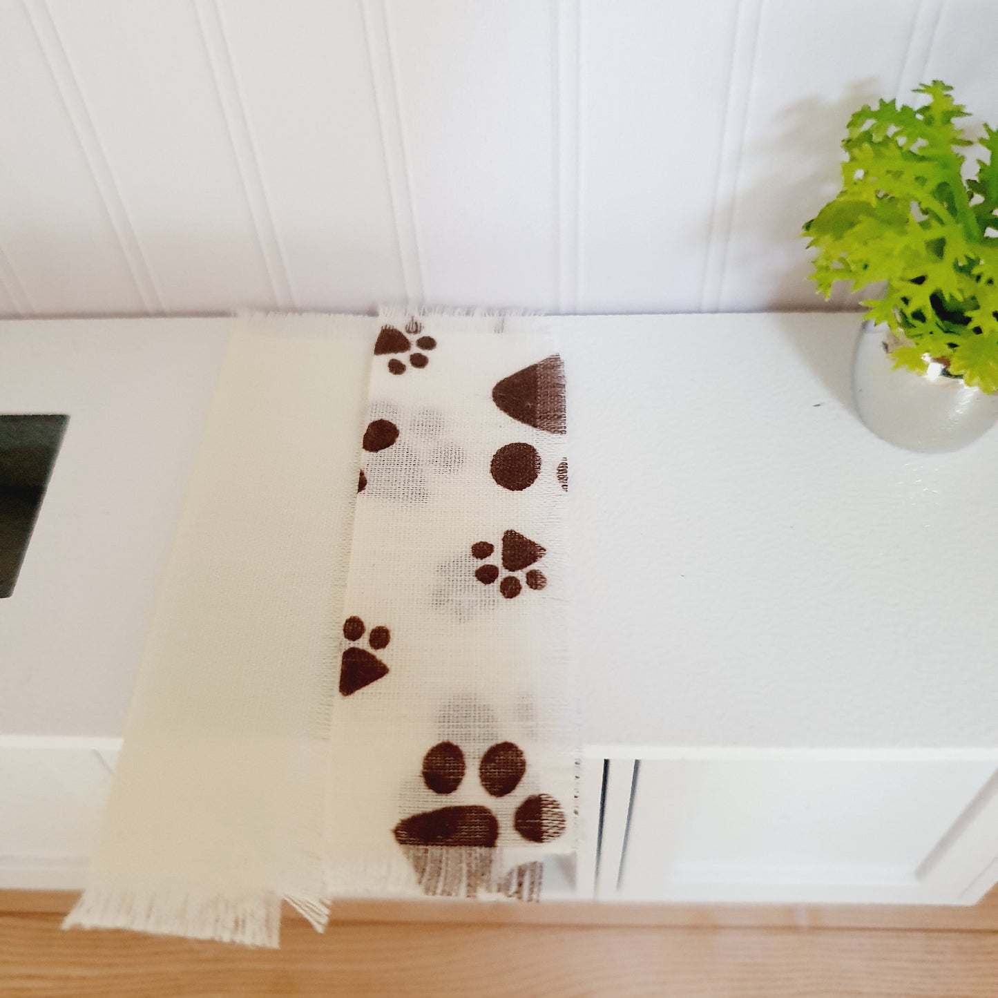 Dolls House Set of 3 Tea Towels | Choice of Design | 12th Scale | Miniature Tea Towels