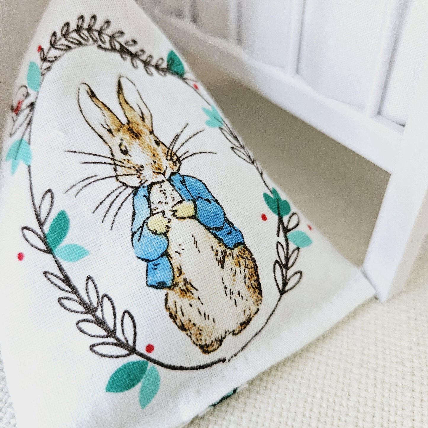 Dolls House Peter Rabbit Bean Bag Chair | 1:12 Scale, Miniature bean bag