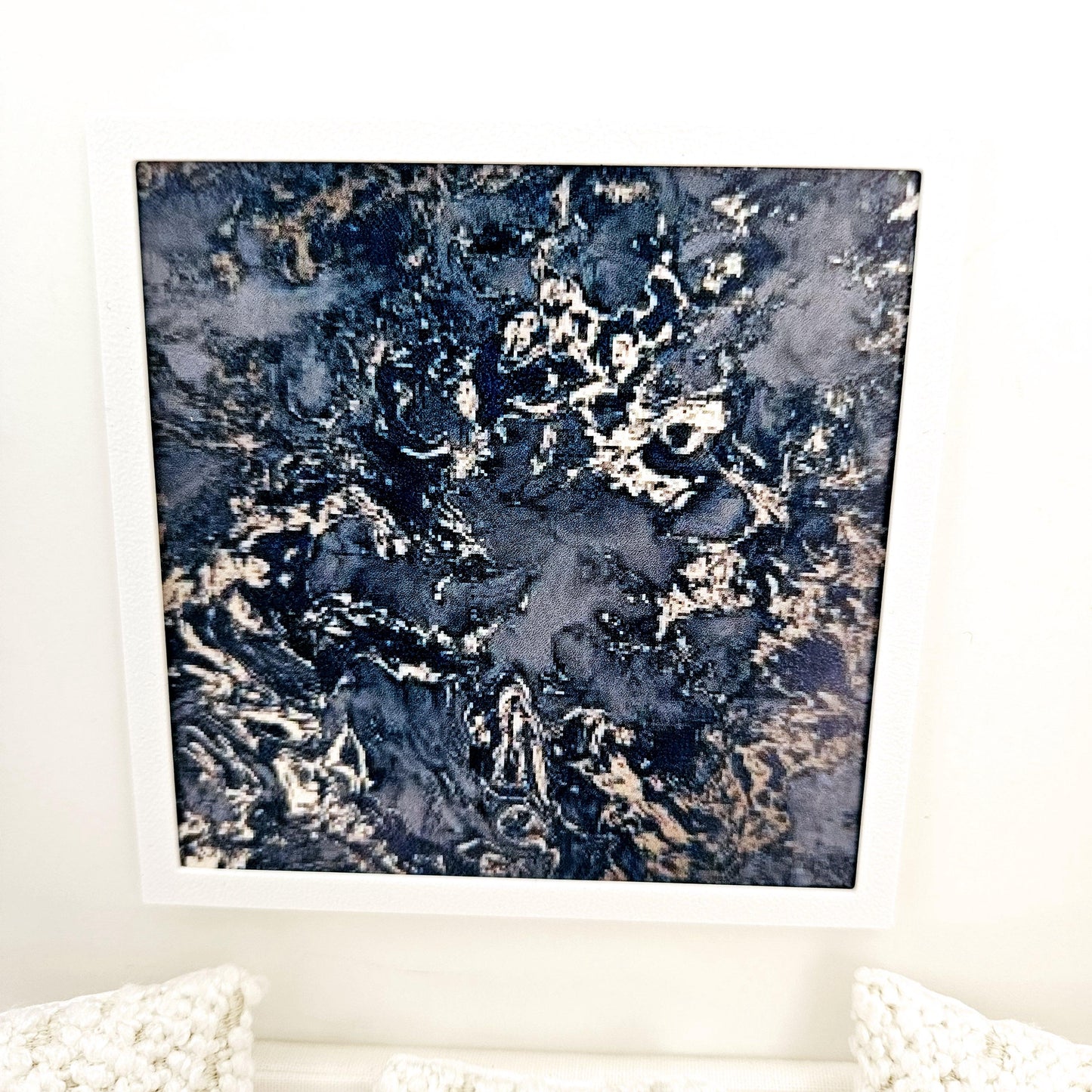 Dolls House Modern Framed Wall Art, Abstract picture, 12th scale, miniature wall picture for any room