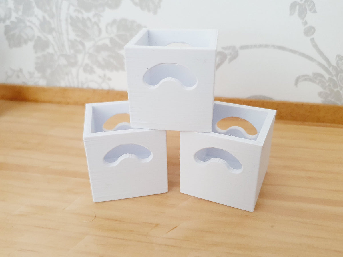 Dolls House Cube Storage Box | Colourful Miniature Storage | 1:12 Scale
