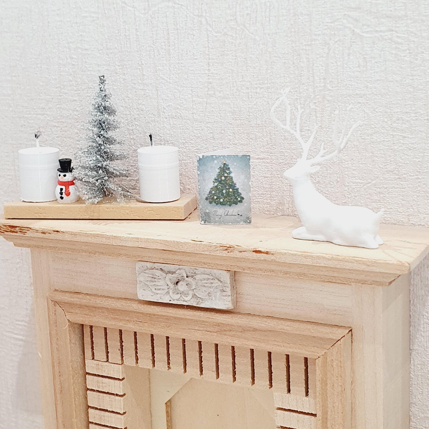 Dolls House 1x Christmas Reindeer/Stag, Christmas Ornaments, 1:12th Scale, Miniature Ornaments