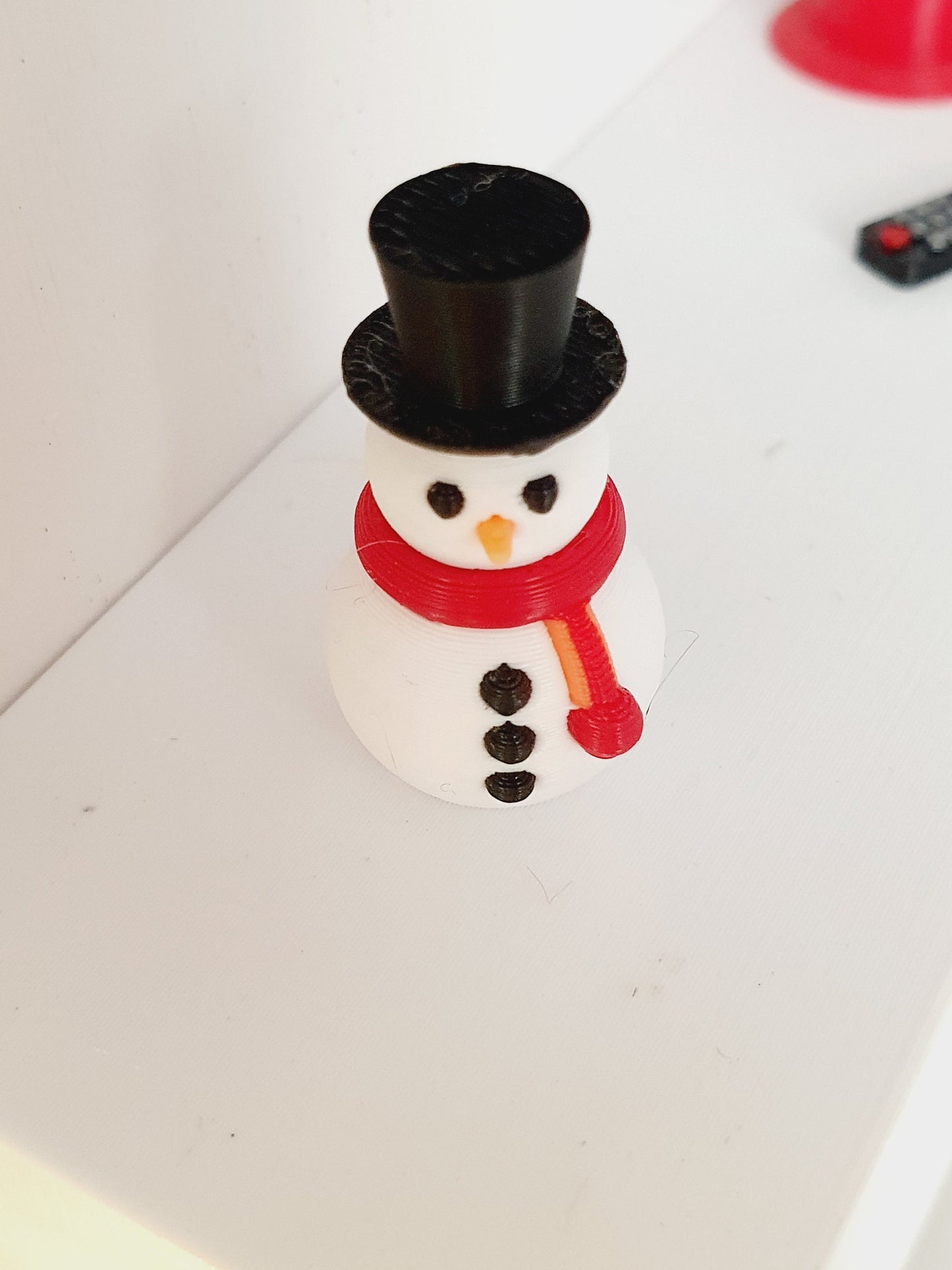 Dolls House Cute Little Christmas Snowman Ornament, Christmas Ornaments, 1:12th Scale, Miniature Ornaments