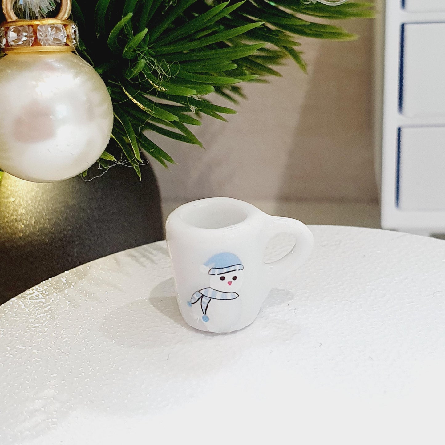 Dolls House Christmas Mug, Choice of Design, 12th Scale