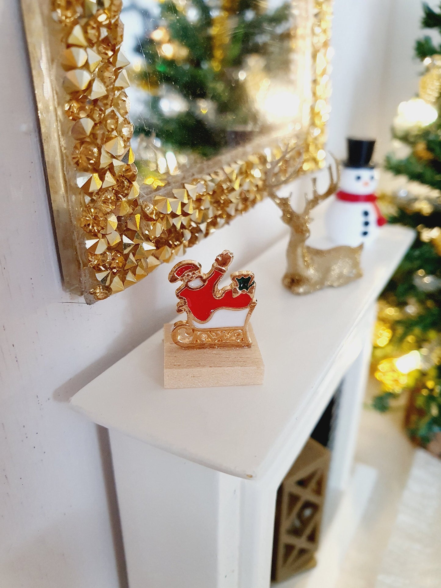 Dolls House Christmas Ornaments, 1:12th scale, Christmas miniature ornaments