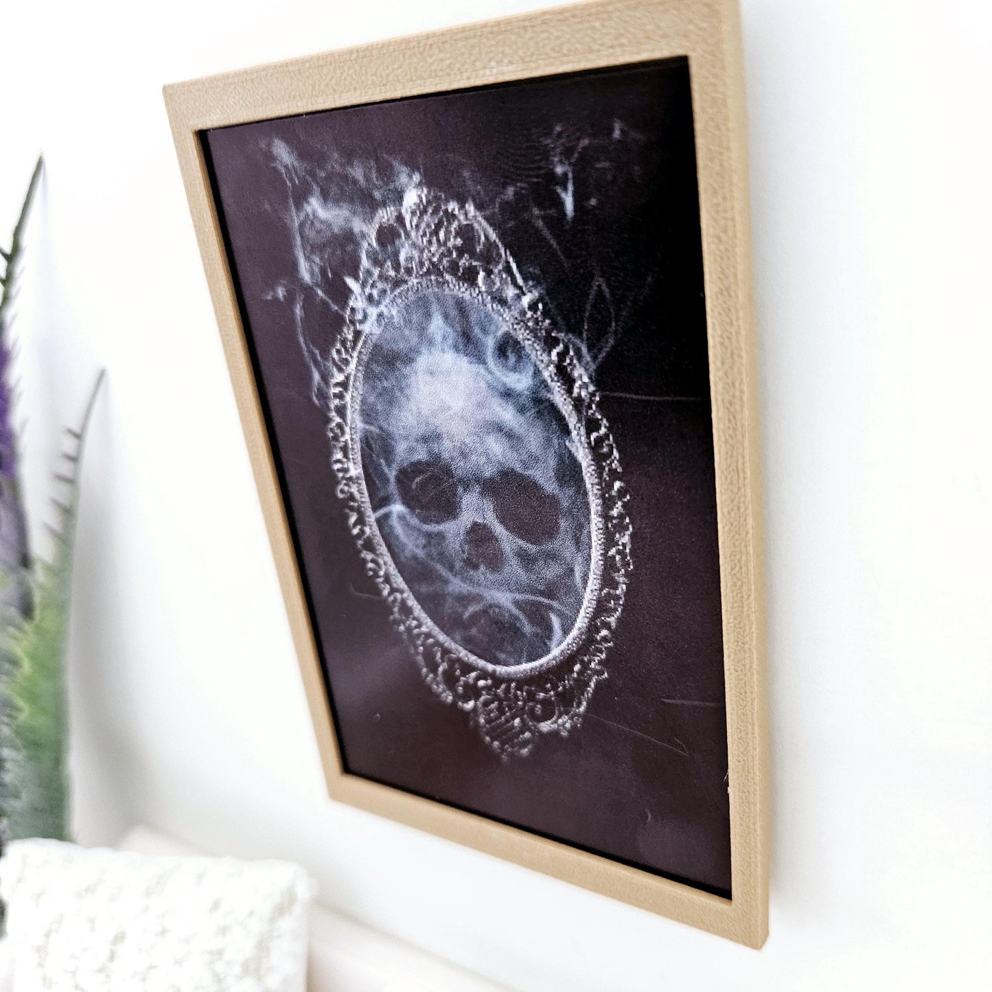Dolls House Modern Framed Wall Art, Halloween print, 12th scale, miniature wall picture for any room