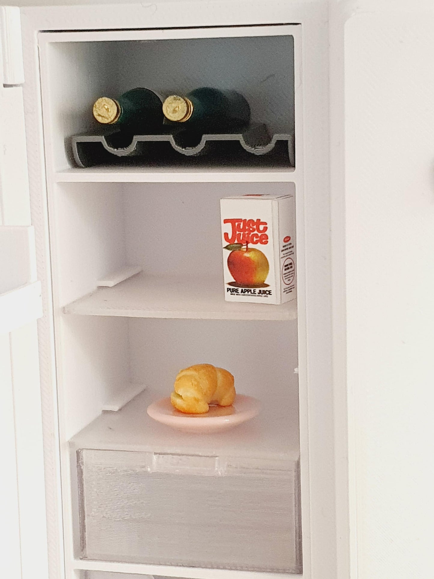 Dolls House Modern SMEG Fridge | Left or Right Hinged Door | Choice of Colours | 1:12 Scale Miniature