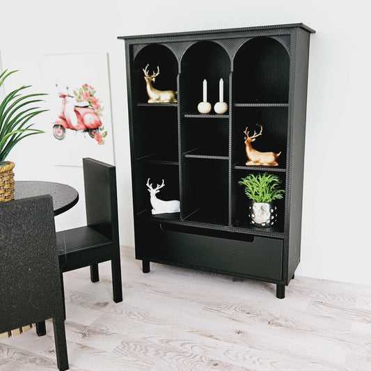 Dolls House Dresser/ Cabinet, Choice of Colours  1:12th Scale, Miniature Dresser (DR3)