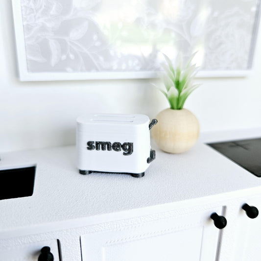 Dolls House Modern Smeg Toaster, Choice of colours, Miniature, 12th scale Toaster