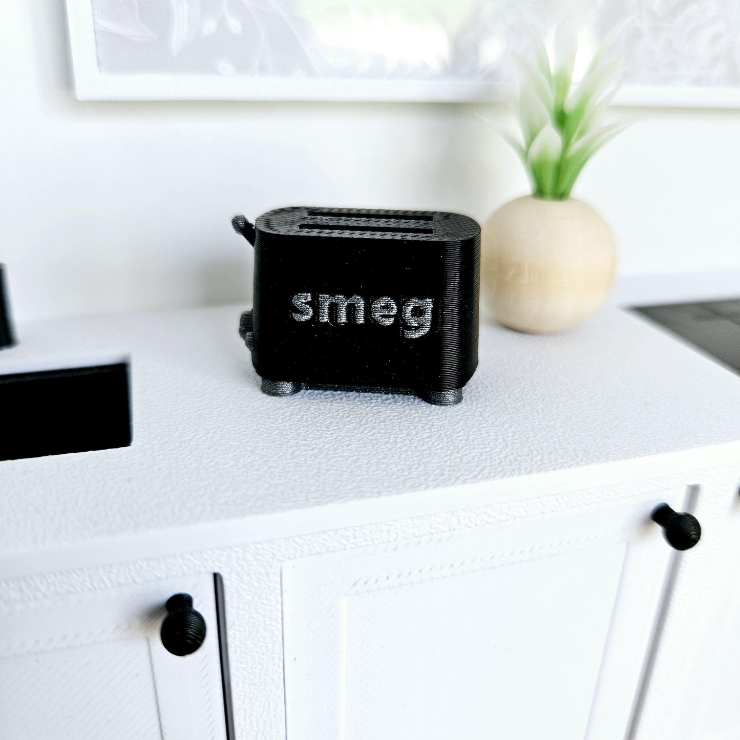 Dolls House Modern Smeg Toaster, Choice of colours, Miniature, 12th scale Toaster