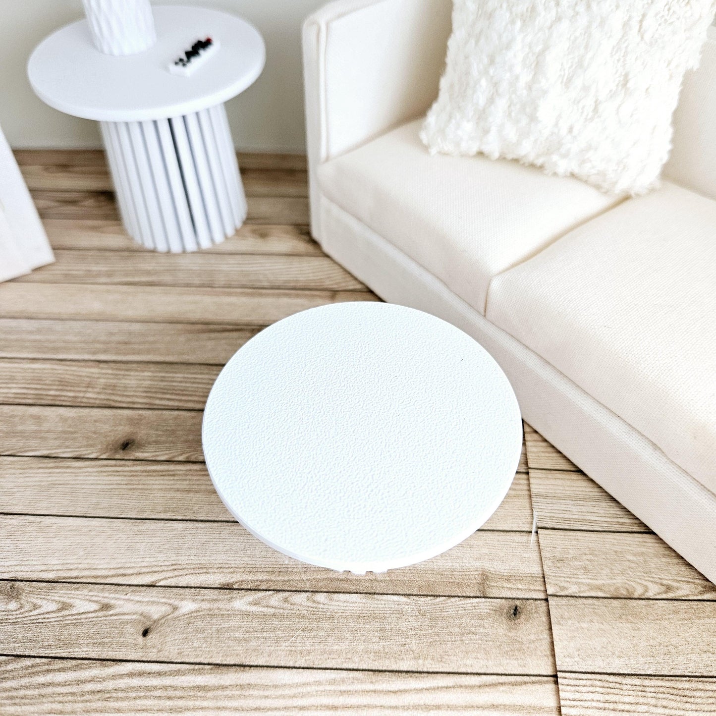 Modern Dolls House Coffee Table | Slatted Design | 1:12 Scale