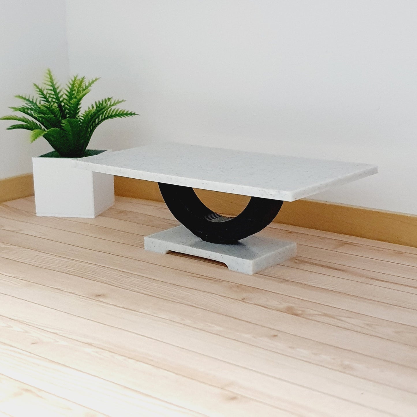 Modern Dolls House Coffee Table | Custom Colour Options | 1:12 Scale