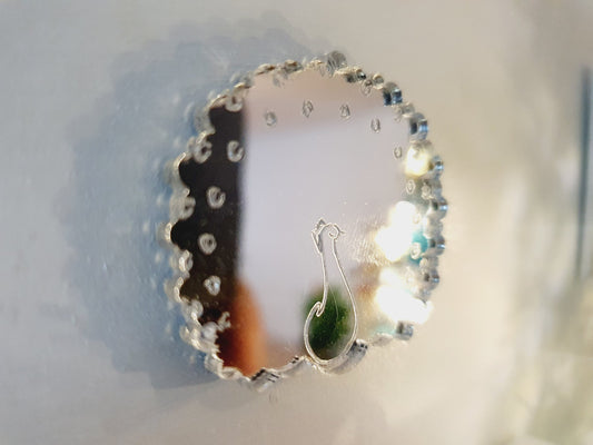 Dolls House Lovely Peacock Mirror, Miniature, 12th Scale Mirror