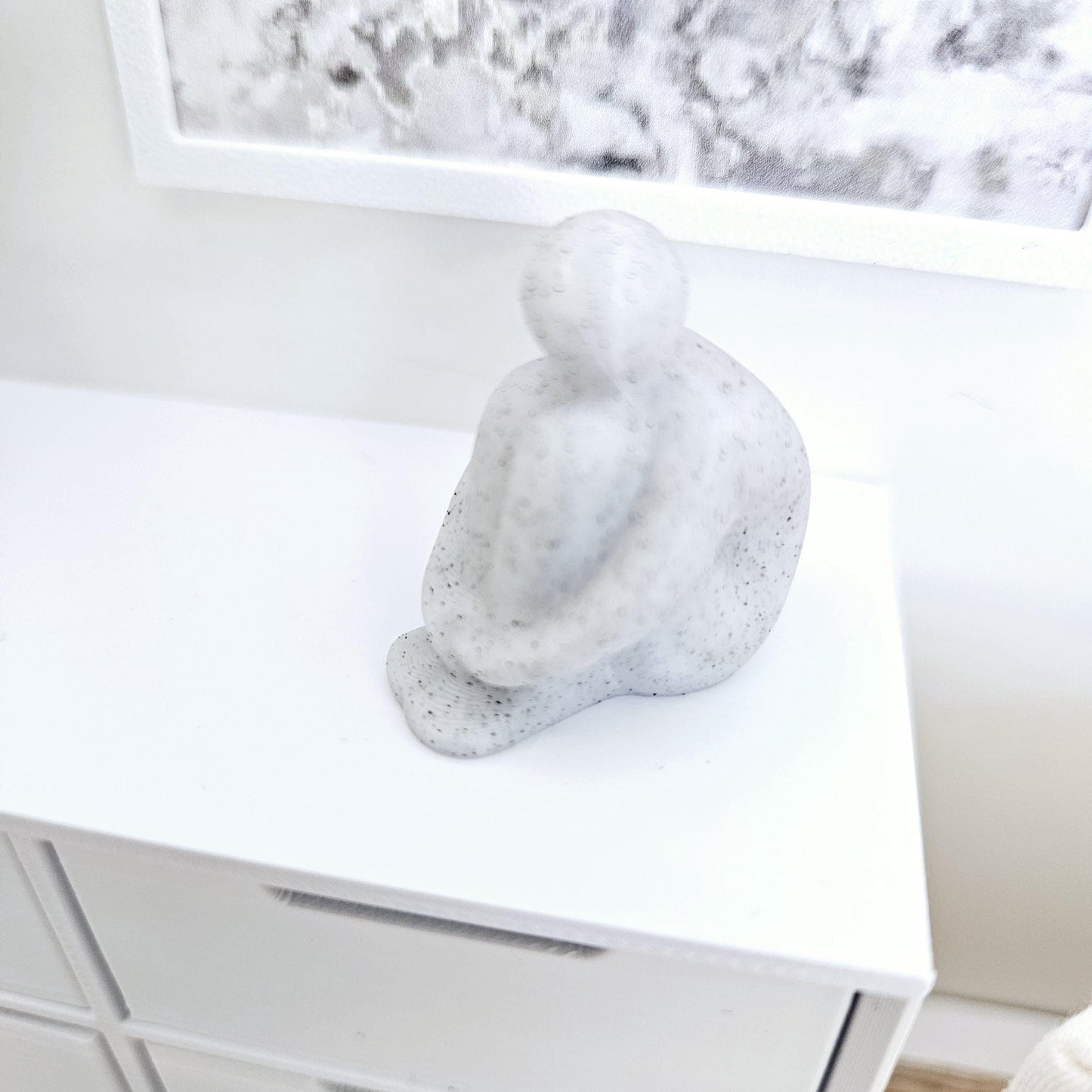 Dolls House Modern Harry Sitting Man Ornament, House or Garden Ornament, 12th Scale