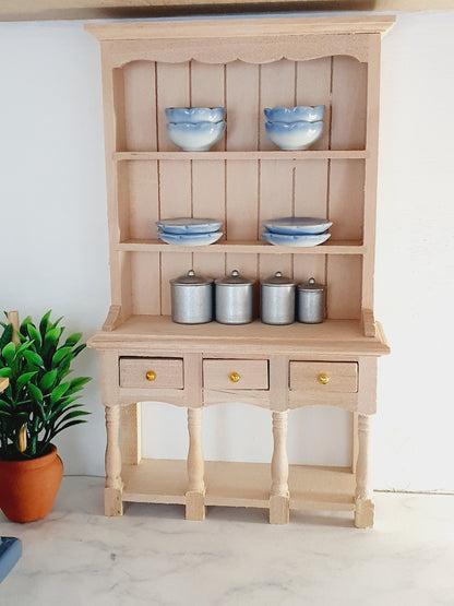 Modern Wooden Dresser – alternate view 9 | 1:12 scale dolls house miniature