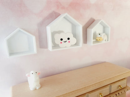 House Wall Shelves – Set of 3 – alternate view 7 | 1:12 scale dolls house miniature