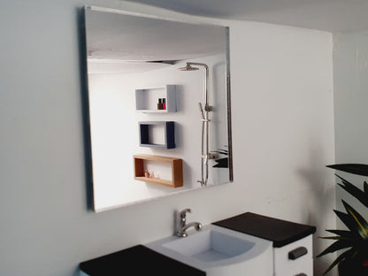 Large Square Mirror – 90 mm – alternate view 2 | 1:12 scale dolls house miniature