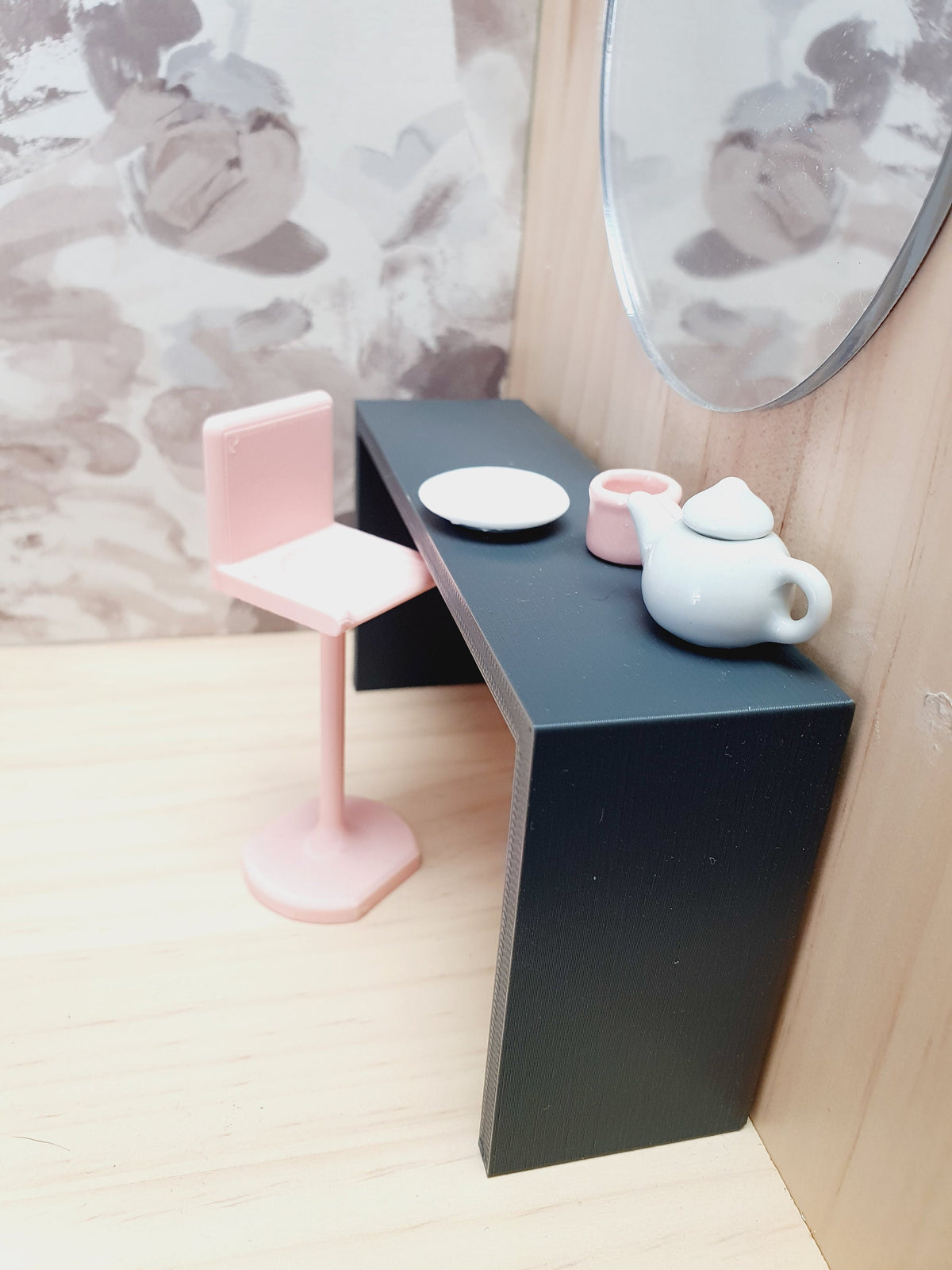 Modern Bar Stools – Set of 2 – alternate view 9 | 1:12 scale dolls house miniature