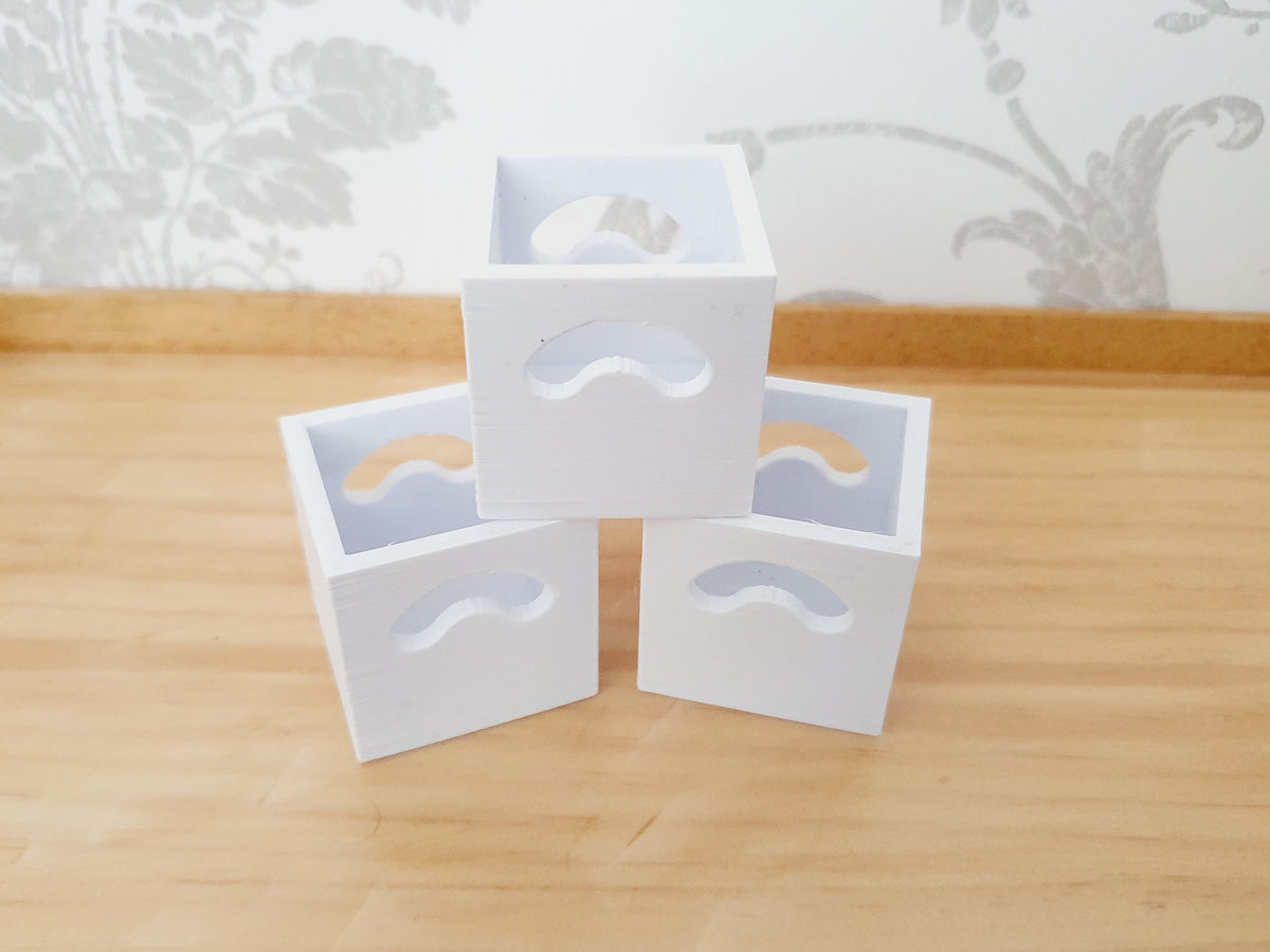 Large Cube Storage Box | 1:12 scale dolls house miniature