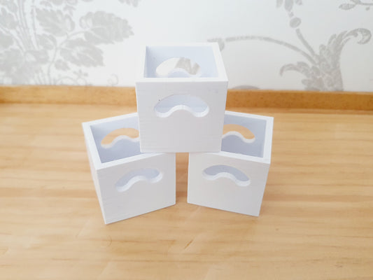 Large Cube Storage Box | 1:12 scale dolls house miniature