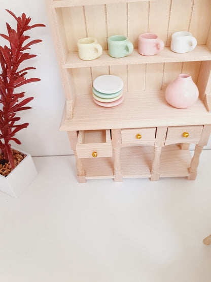 Modern Wooden Dresser – alternate view 6 | 1:12 scale dolls house miniature