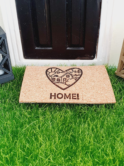 Cork Doormat – alternate view 5 | 1:12 scale dolls house miniature
