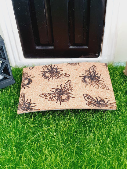 Cork Doormat – alternate view 6 | 1:12 scale dolls house miniature