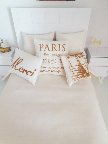 Paris Cushion – alternate view 4 | 1:12 scale dolls house miniature
