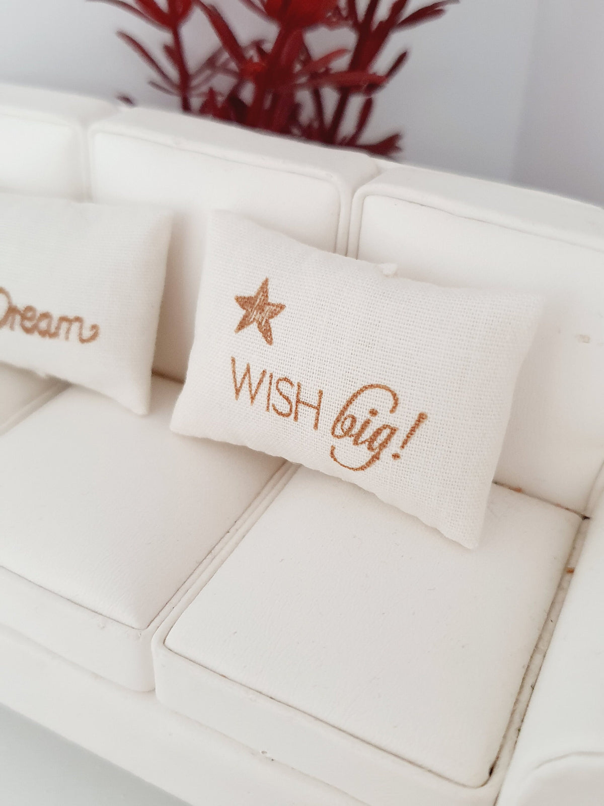 Dare to Dream Cushion Set – alternate view 3 | 1:12 scale dolls house miniature