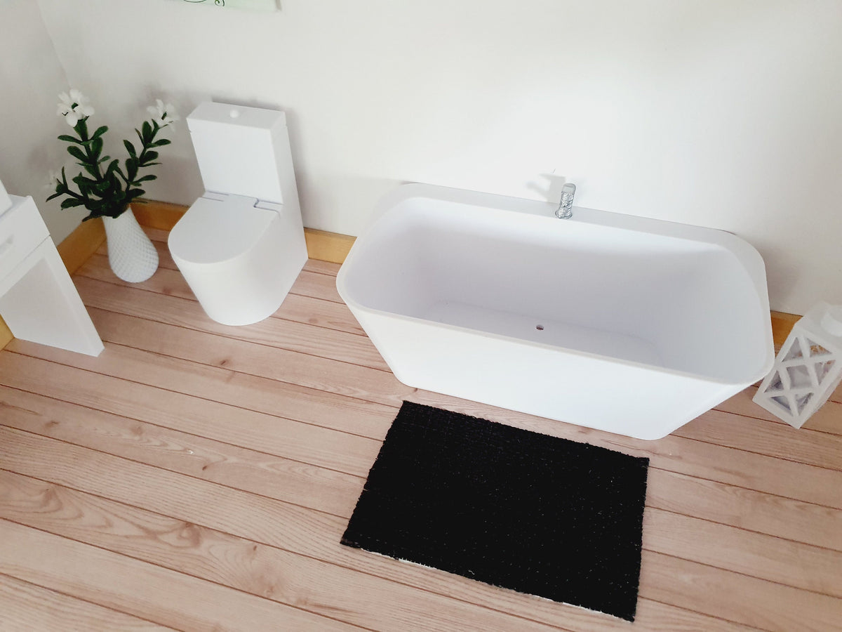 White Bathroom Set – 2 Drawers – alternate view 4 | 1:12 scale dolls house miniature