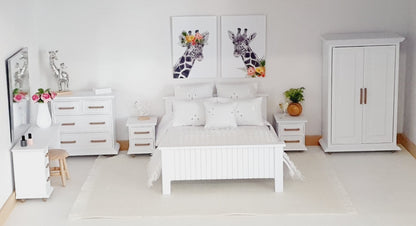 2-Drawer Bedside Table – alternate view 4 | 1:12 scale dolls house miniature