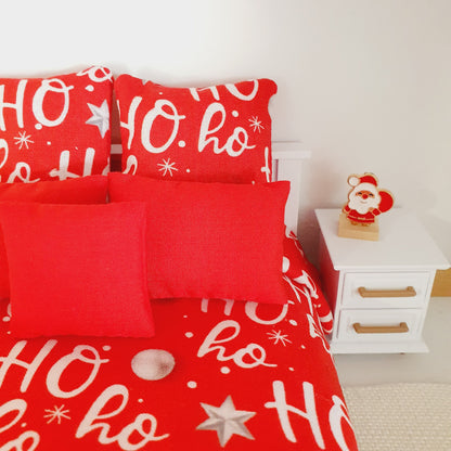 HO HO HO Double Bedding Set – alternate view 5 | 1:12 scale dolls house miniature