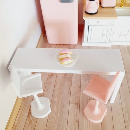 Modern Bar Stools – Set of 2 – alternate view 2 | 1:12 scale dolls house miniature