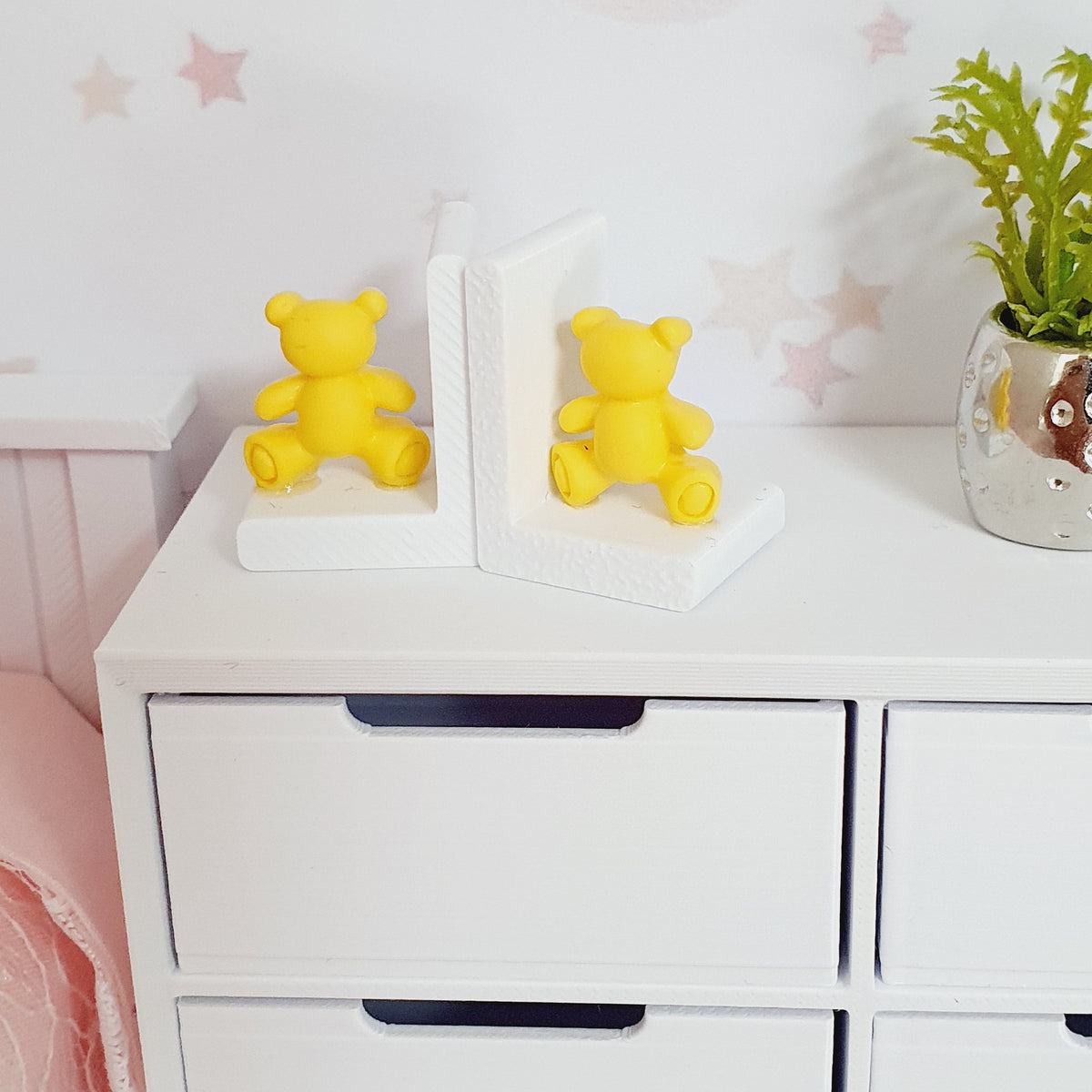 Teddy Bear Bookends – alternate view 16 | 1:12 scale dolls house miniature