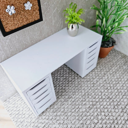 Double Study Desk – alternate view 4 | 1:12 scale dolls house miniature