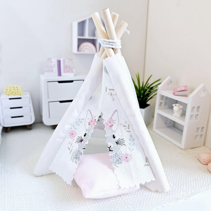 Easter Bunny Junior/Single Teepee Set – alternate view 7 | 1:12 scale dolls house miniature