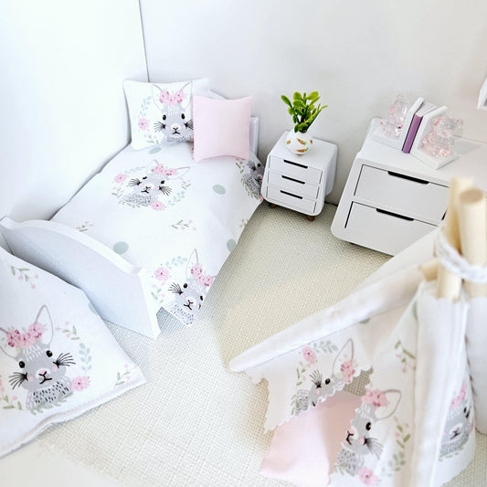Easter Bunny Junior/Single Teepee Set | 1:12 scale dolls house miniature