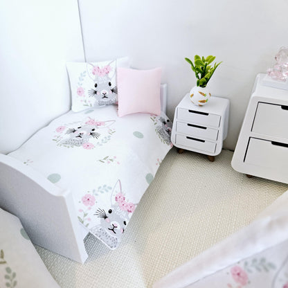 Easter Bunny Junior/Single Bedding – alternate view 2 | 1:12 scale dolls house miniature