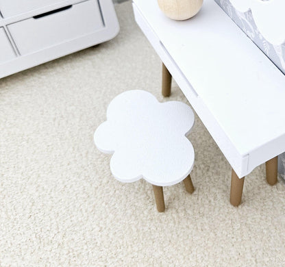 Dressing Table Stool – alternate view 5 | 1:12 scale dolls house miniature